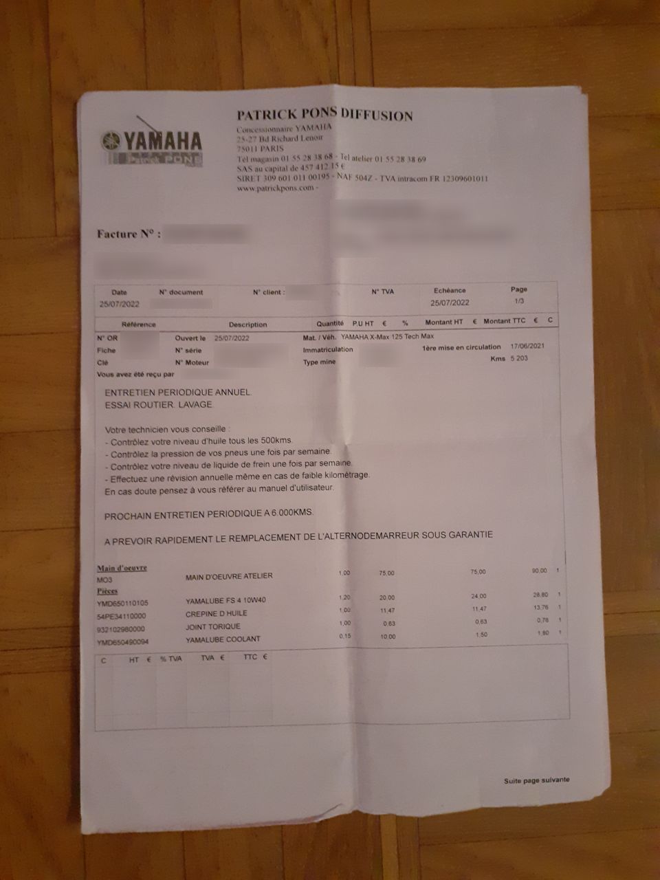 Photo YAMAHA XMAX 125 ABS