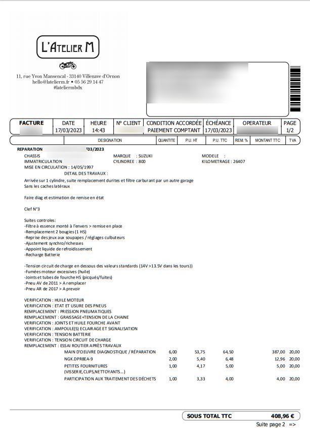 Photo SUZUKI MARAUDER 800