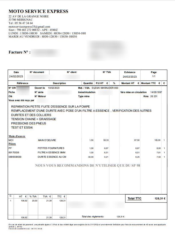 Photo SUZUKI MARAUDER 800