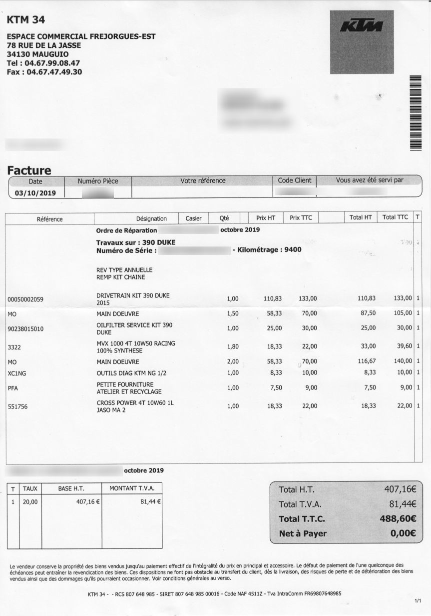 Photo KTM KTM 390 DUKE