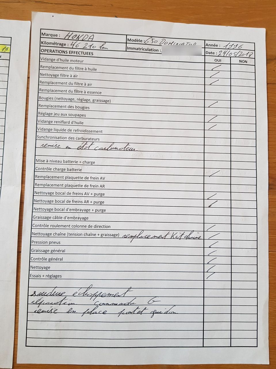 Photo HONDA DOMINATOR 650