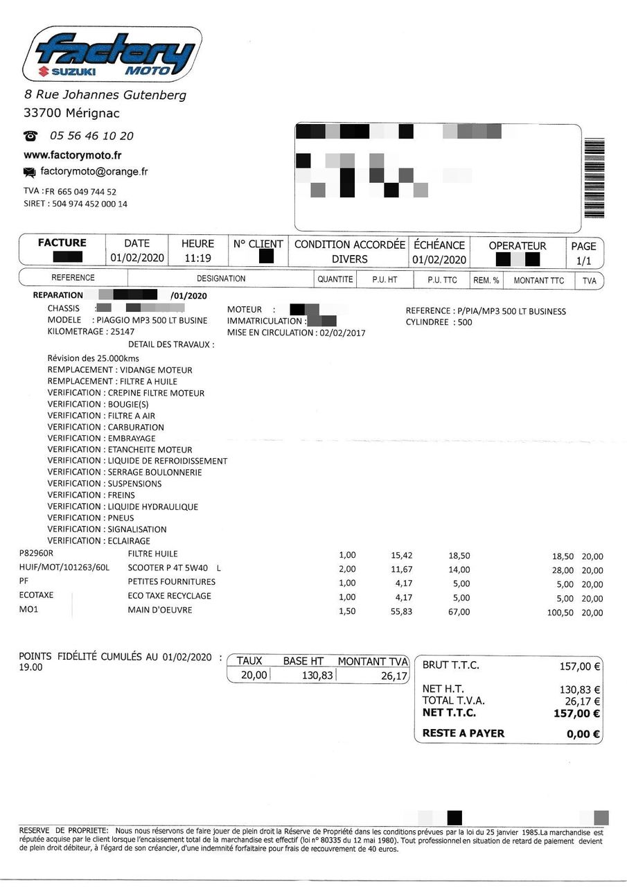 Photo PIAGGIO MP3 500 LT