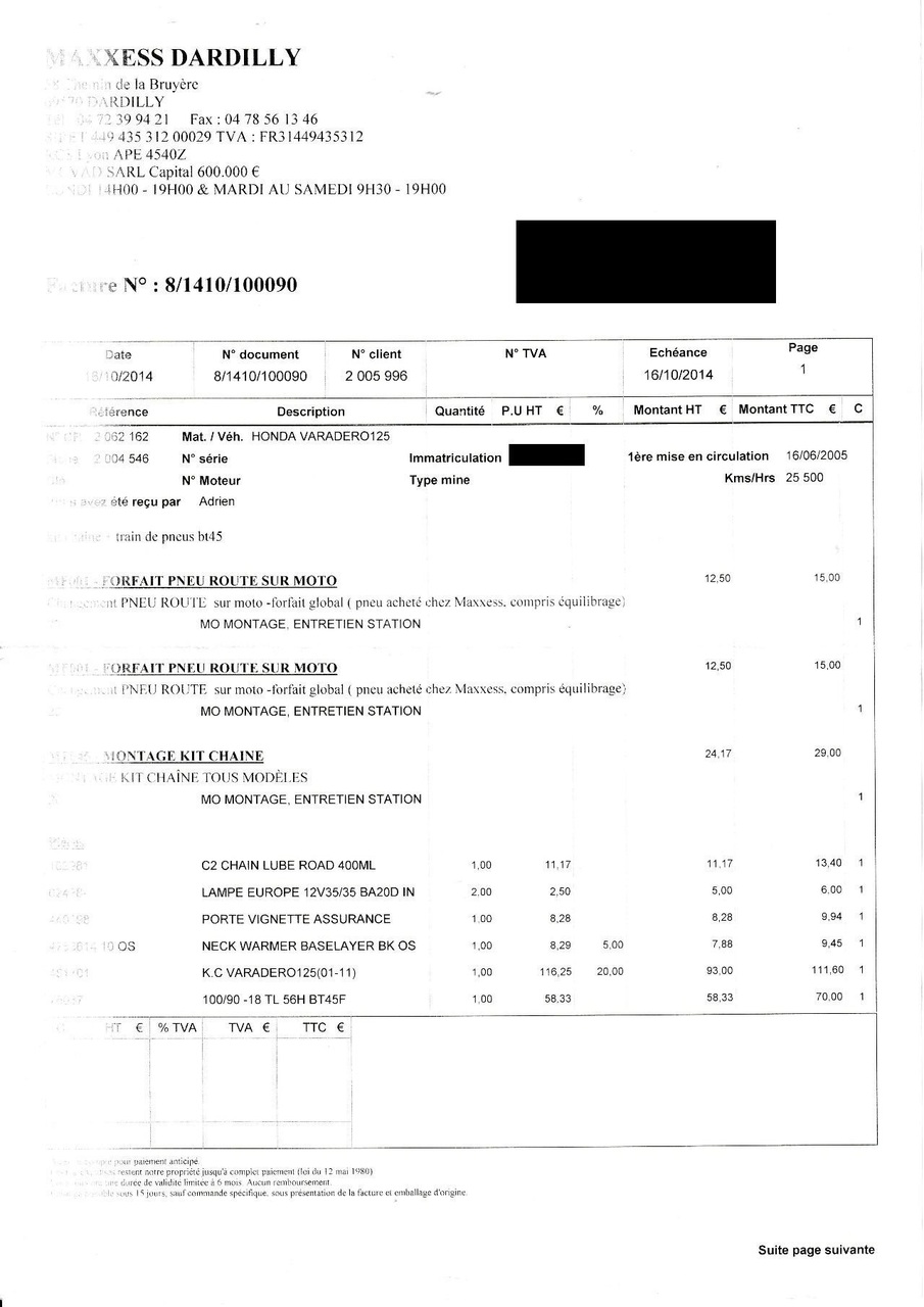 Photo HONDA XL VARADERO 125