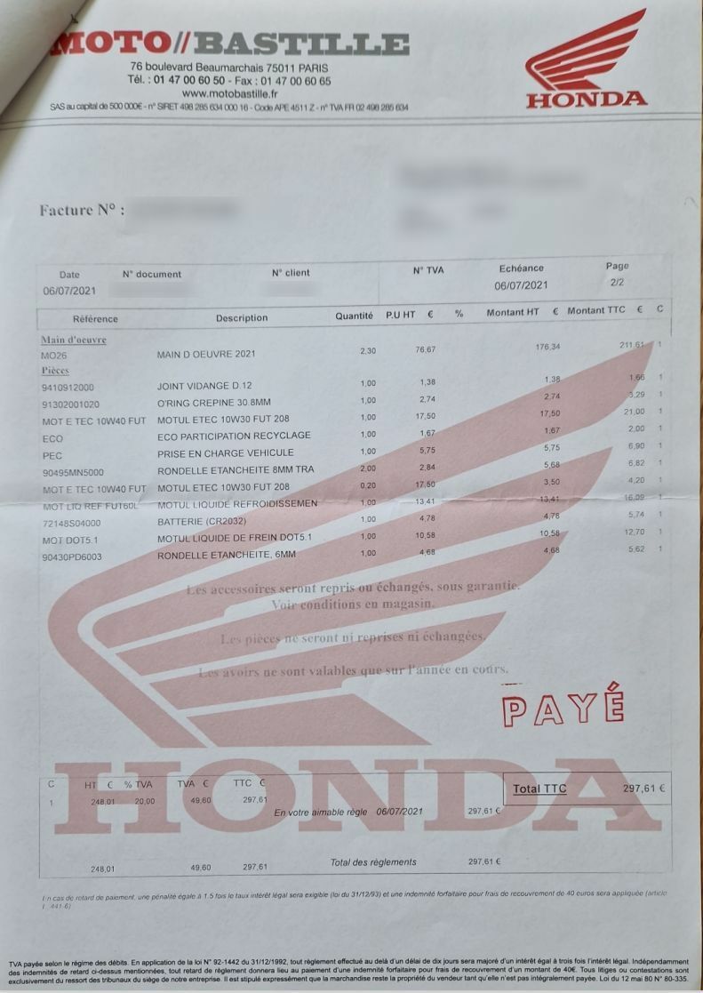 Photo HONDA NSS125AD