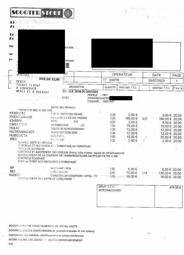 Photo PIAGGIO MP3 YOURBAN