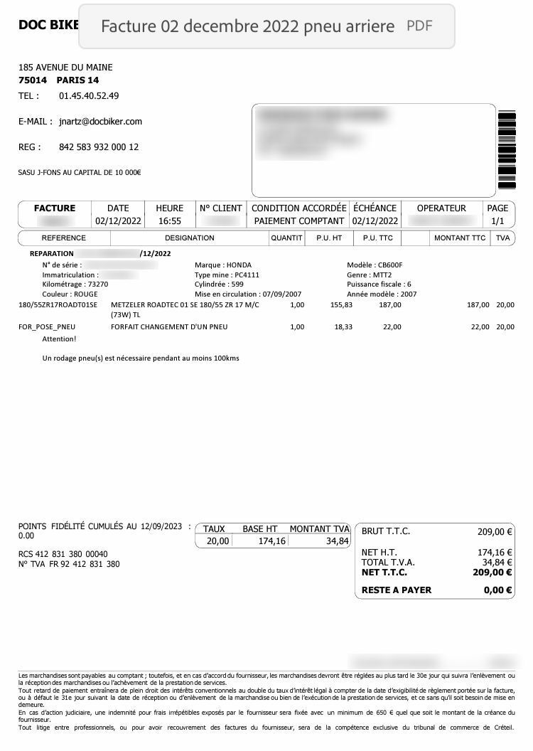 Photo HONDA HORNET 600