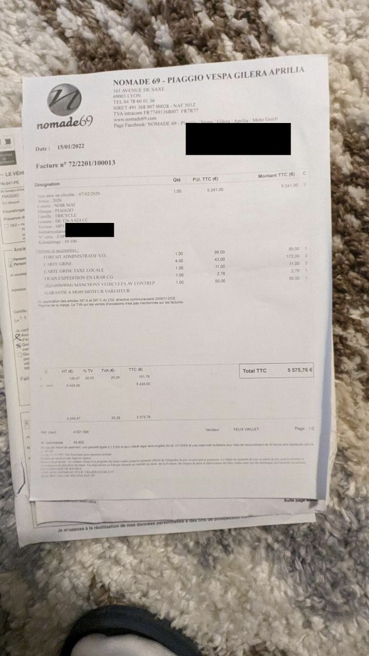 Photo PIAGGIO MP3 300 HPE