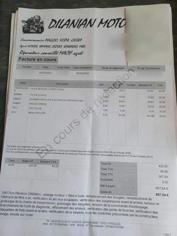 Photo APRILIA CAPONORD 1200