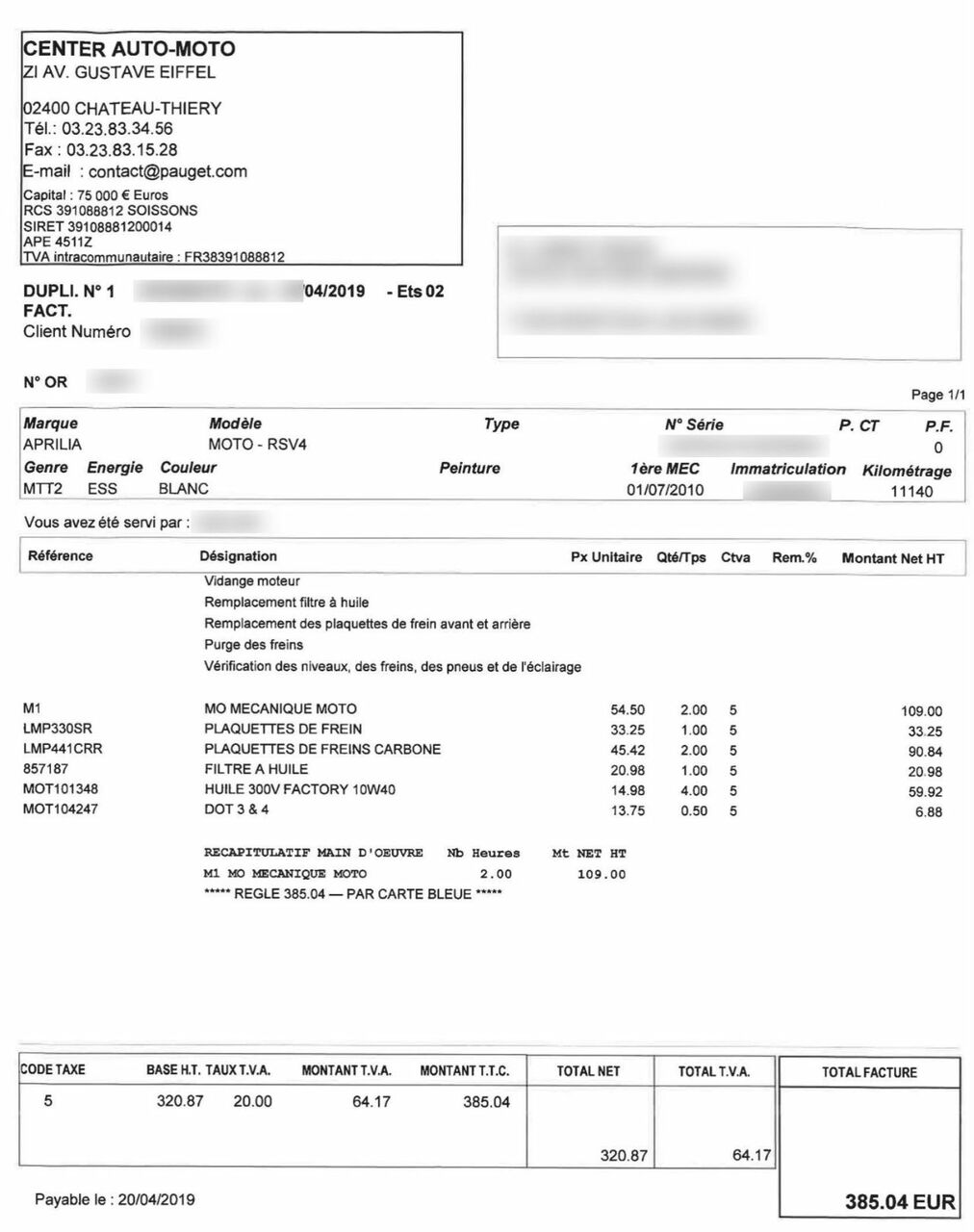 Photo APRILIA RSV4 1000 R