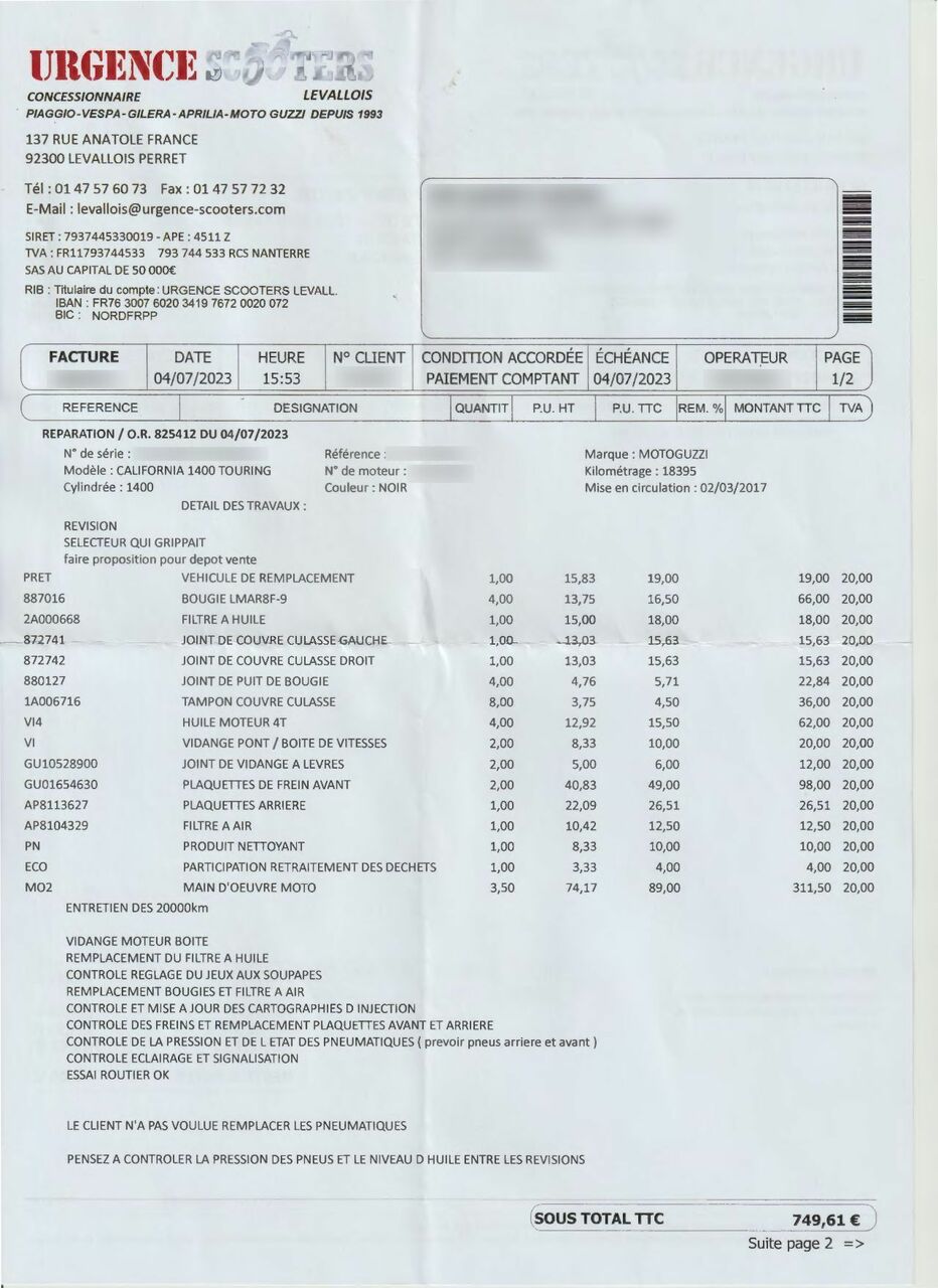 Photo MOTO GUZZI CALIFORNIA