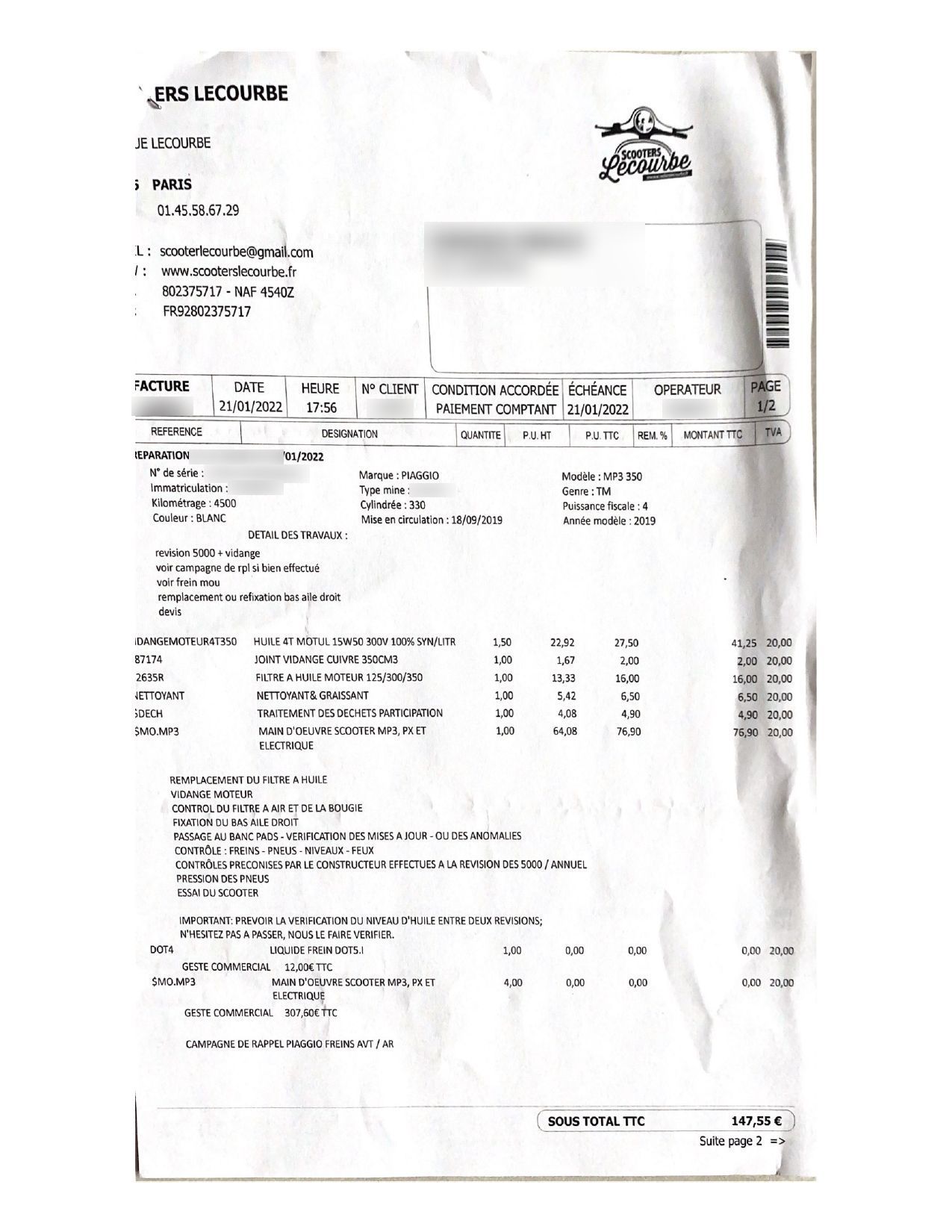 PIAGGIO MP3 350 LT SPORT BUSINESS ABS E4 occasion Bonnie & Car