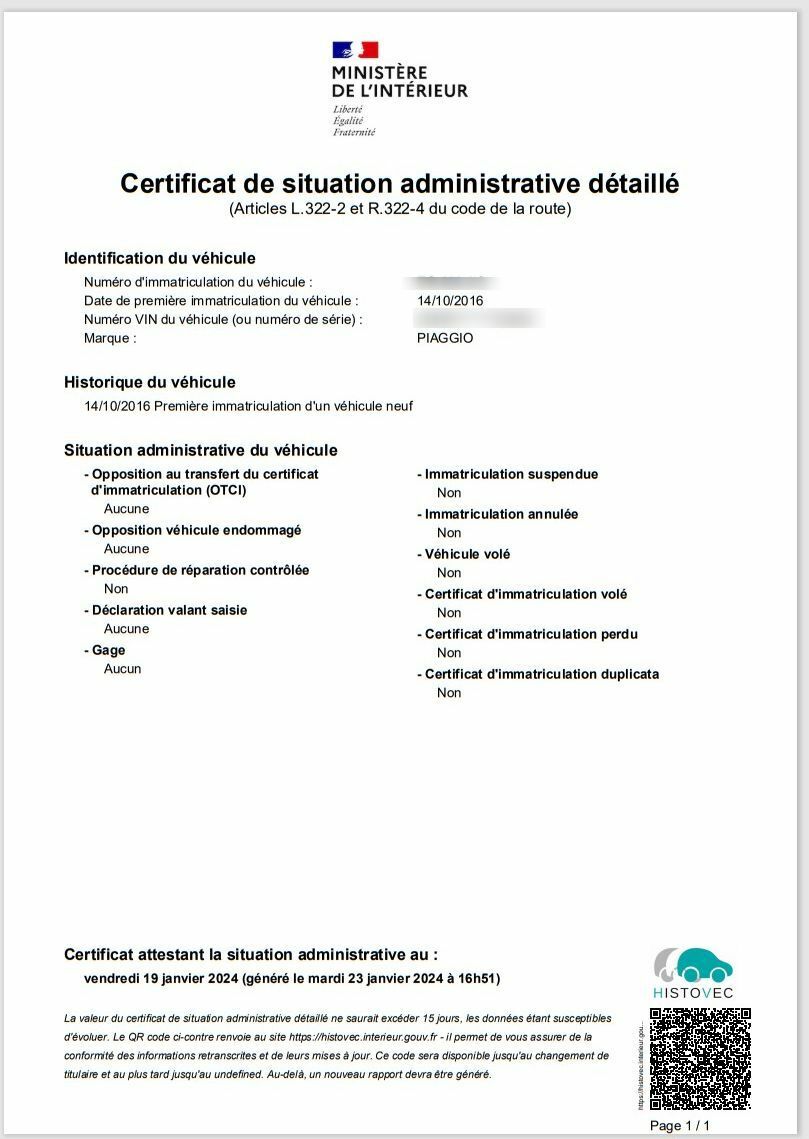 Photo VESPA PX 125 70TH