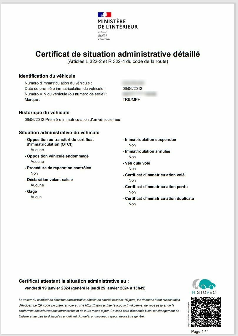 Photo TRIUMPH STREET TRIPLE