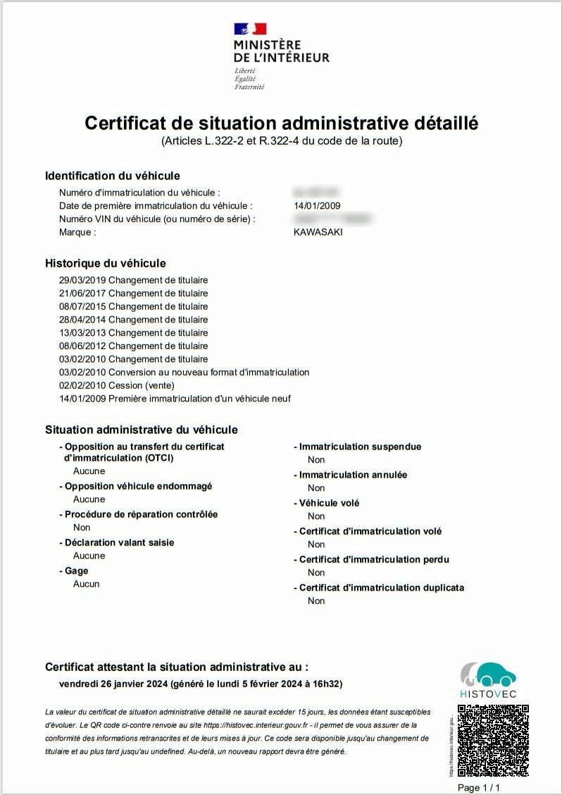 Photo KAWASAKI Z 750