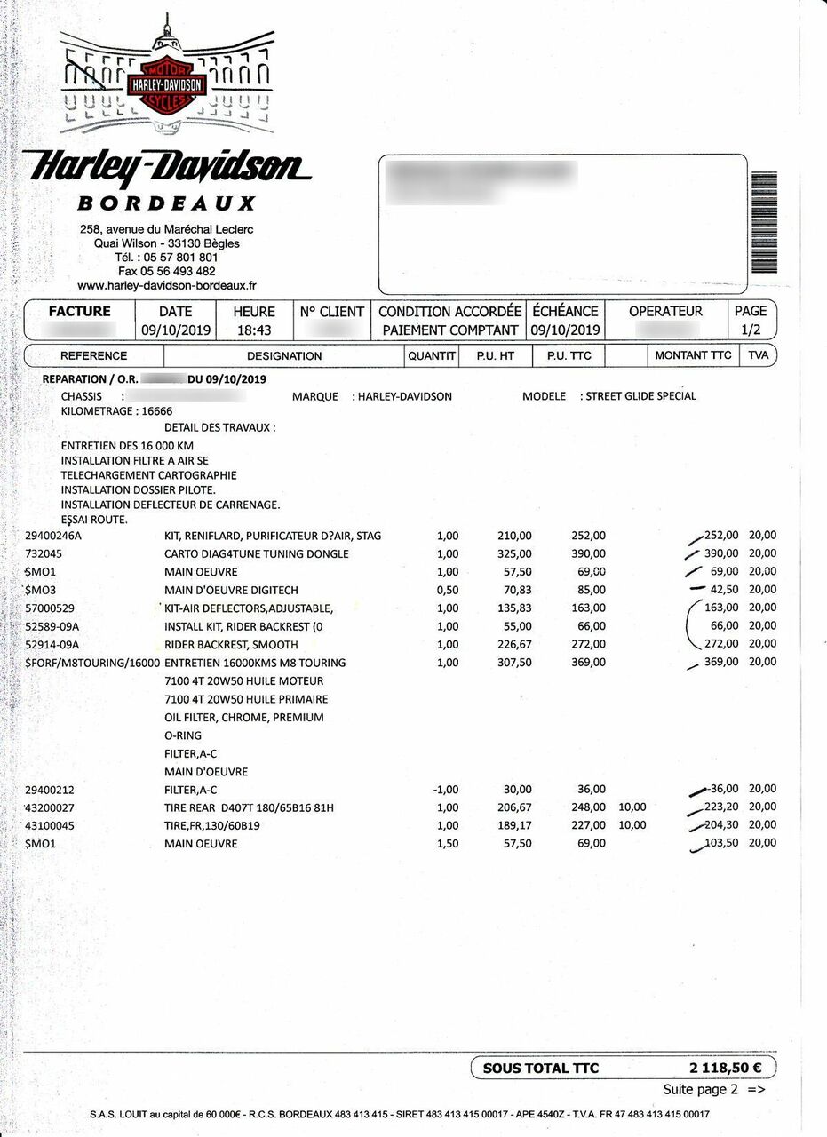 Photo HARLEY DAVIDSON FLHXS