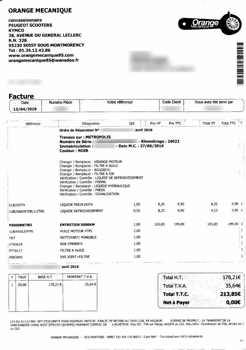 Photo PEUGEOT METROPOLIS