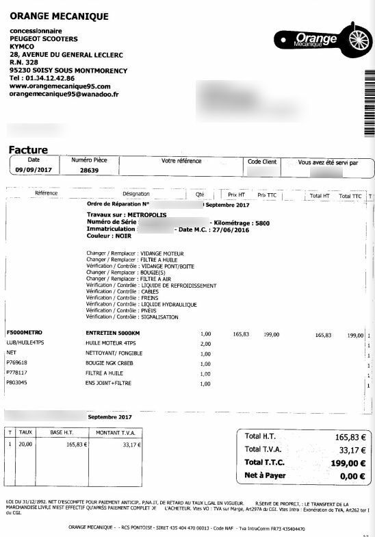 Photo PEUGEOT METROPOLIS