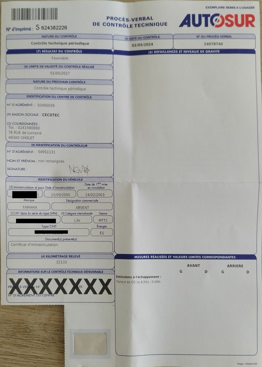 Photo YAMAHA FJR 1300 ABS