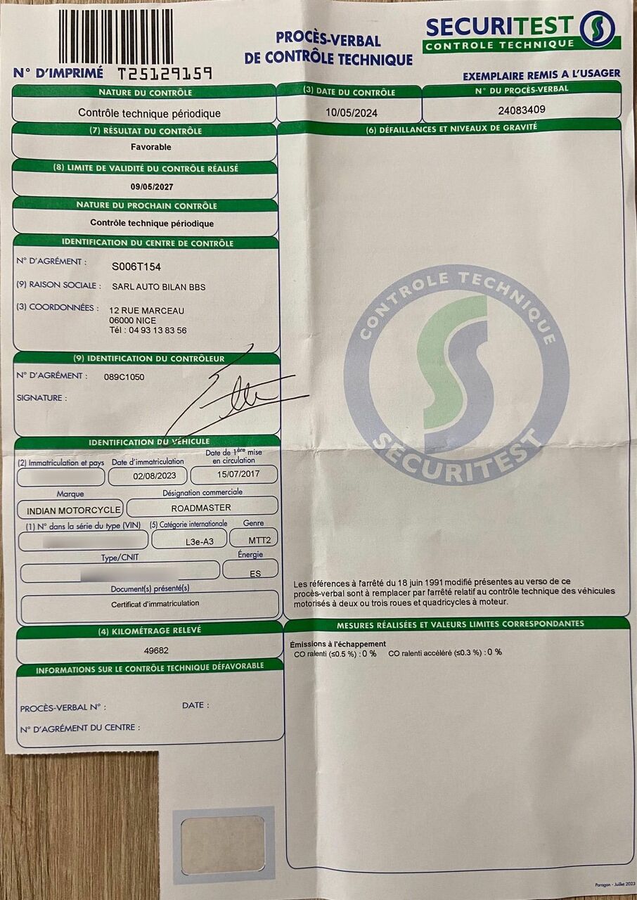 Photo INDIAN ROADMASTER 1800