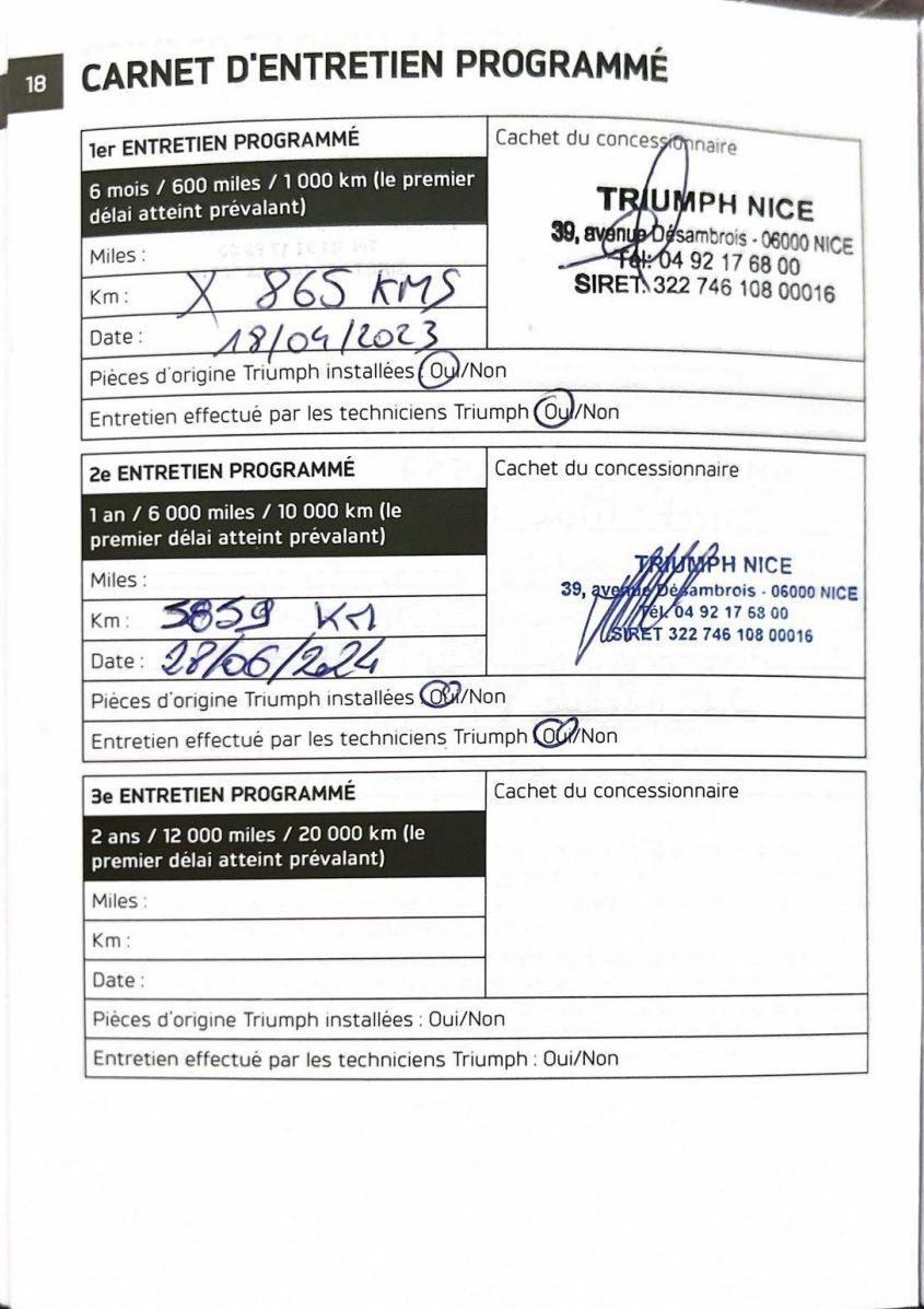 Photo TRIUMPH STREET TRIPLE