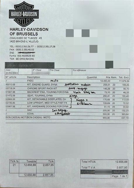 Photo HARLEY DAVIDSON FXD