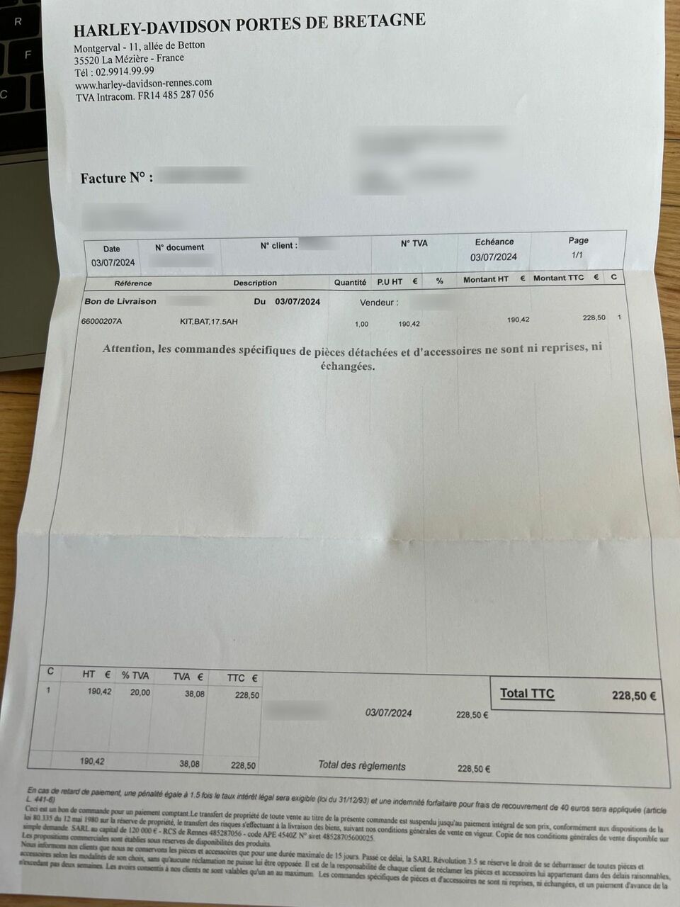 Photo HARLEY DAVIDSON FXD