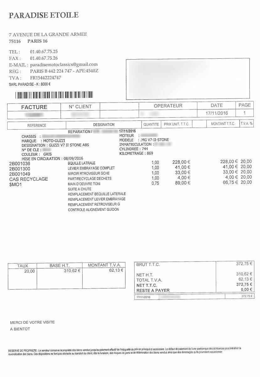 Photo MOTO GUZZI V7 II STONE