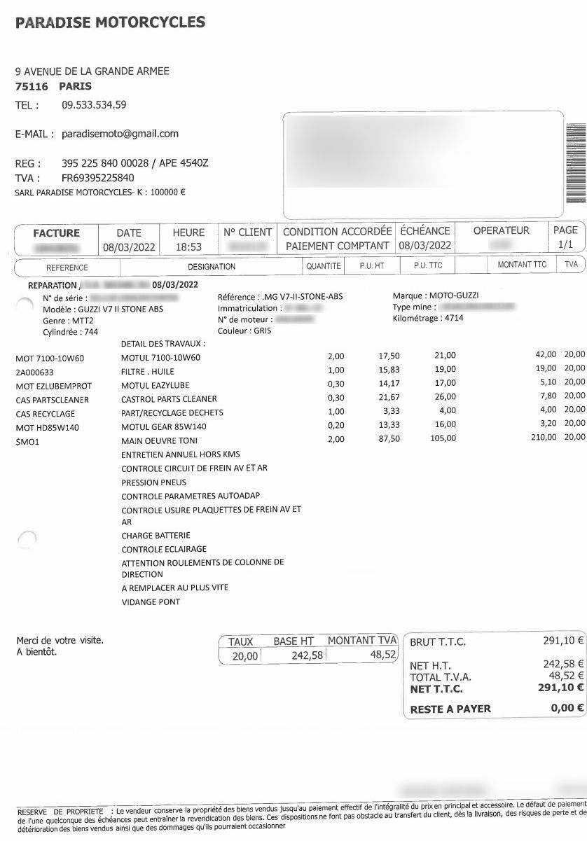 Photo MOTO GUZZI V7 II STONE