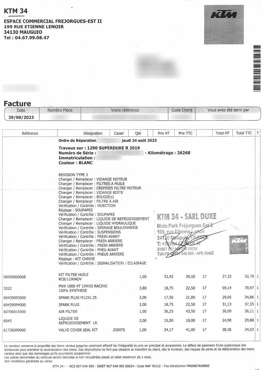 Photo KTM SUPER DUKE 1290 R