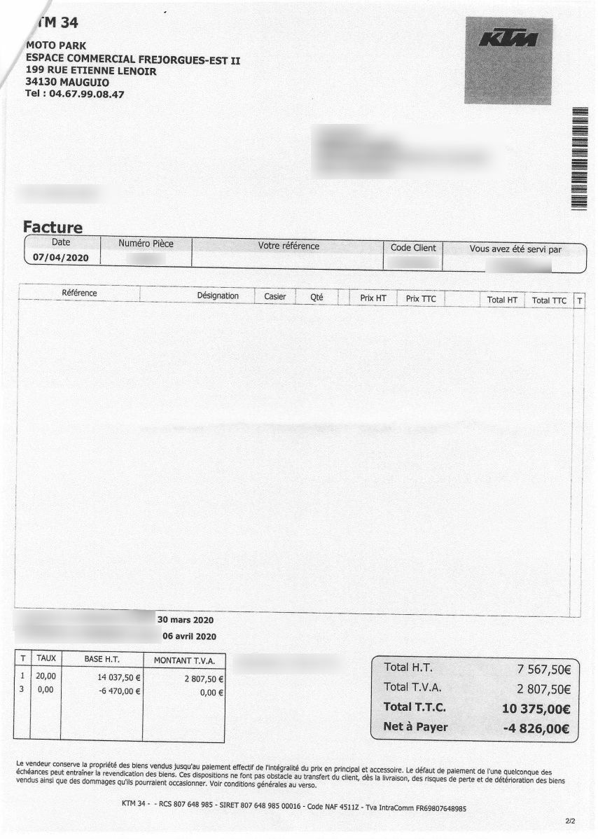Photo KTM SUPER DUKE 1290 R