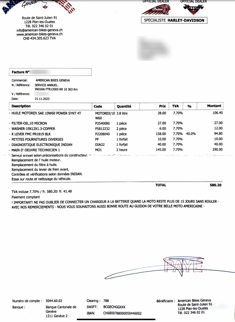 Photo INDIAN FTR 1200 S RACE