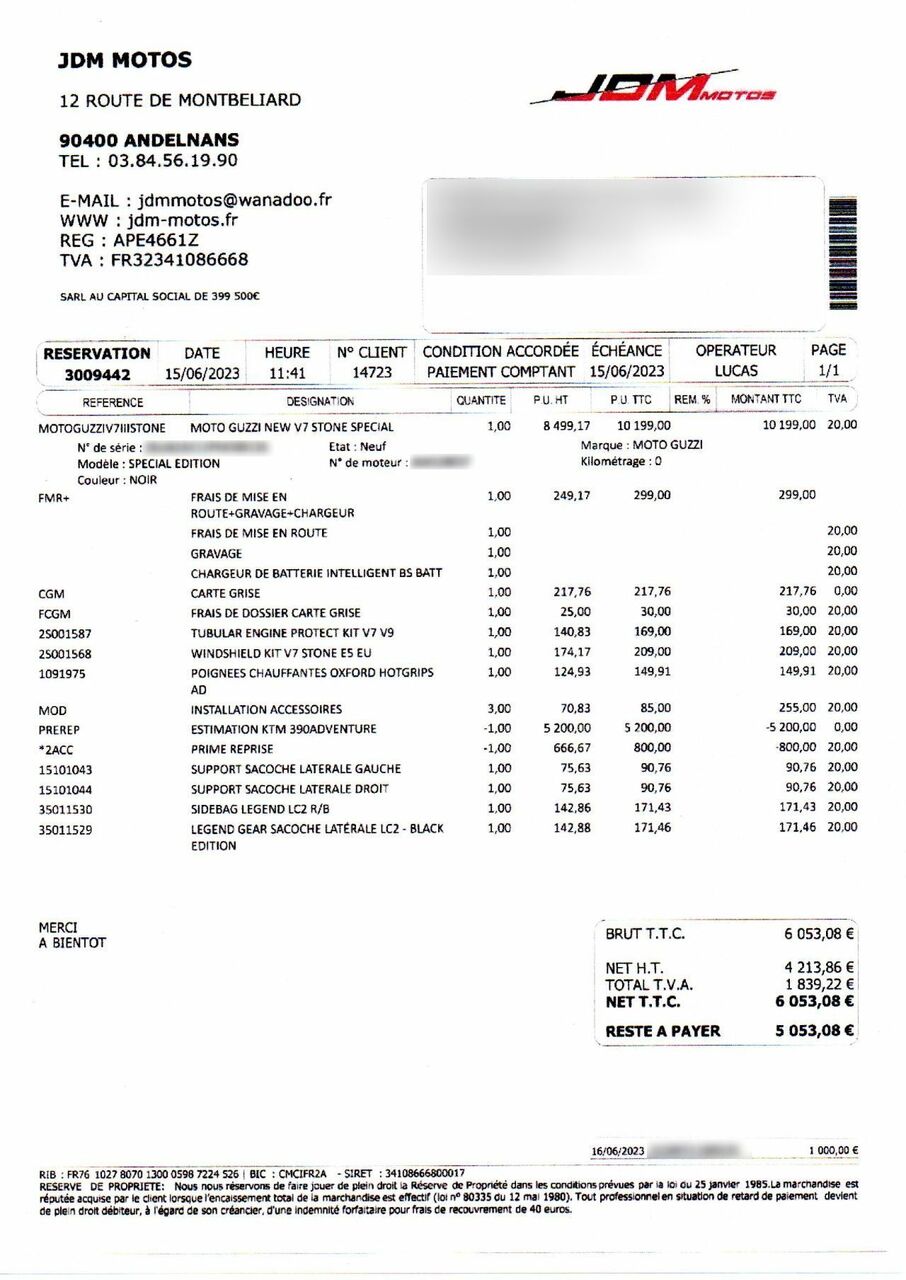 Photo MOTO GUZZI V7 STONE