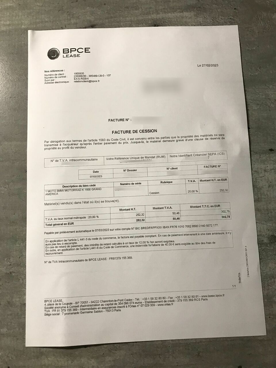 Photo BMW K 1600 GRAND