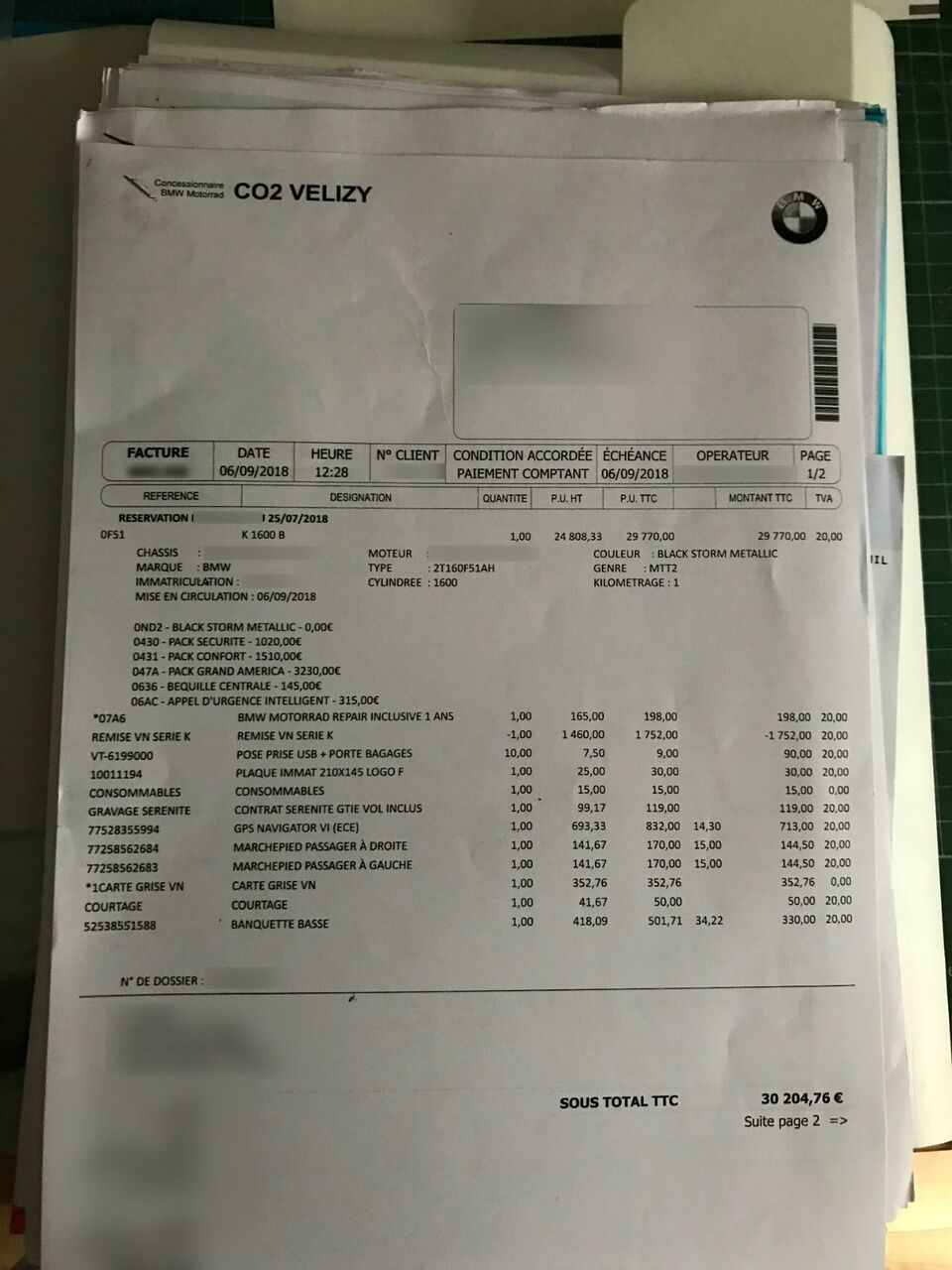 Photo BMW K 1600 GRAND