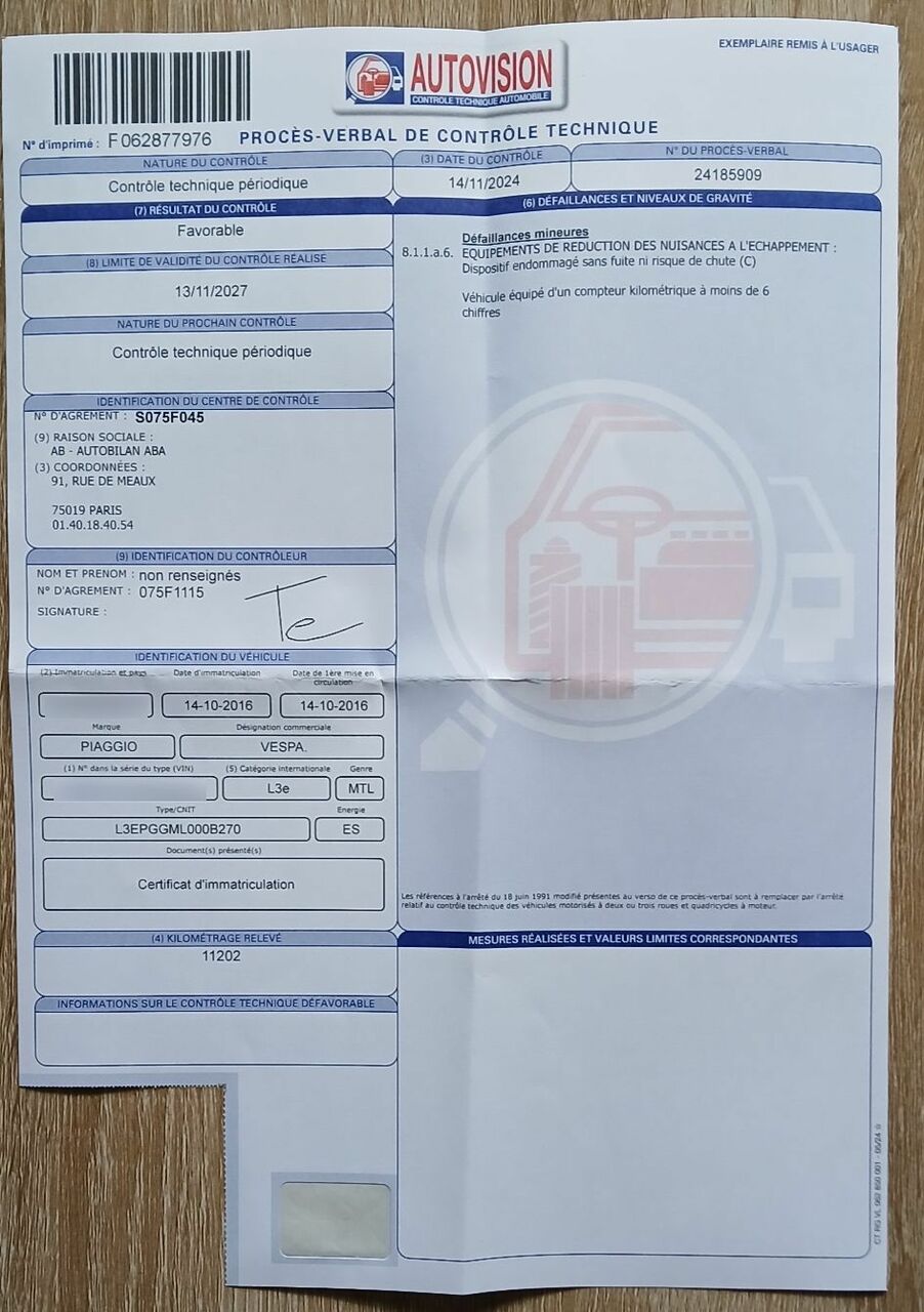 Photo VESPA PX 125 70TH