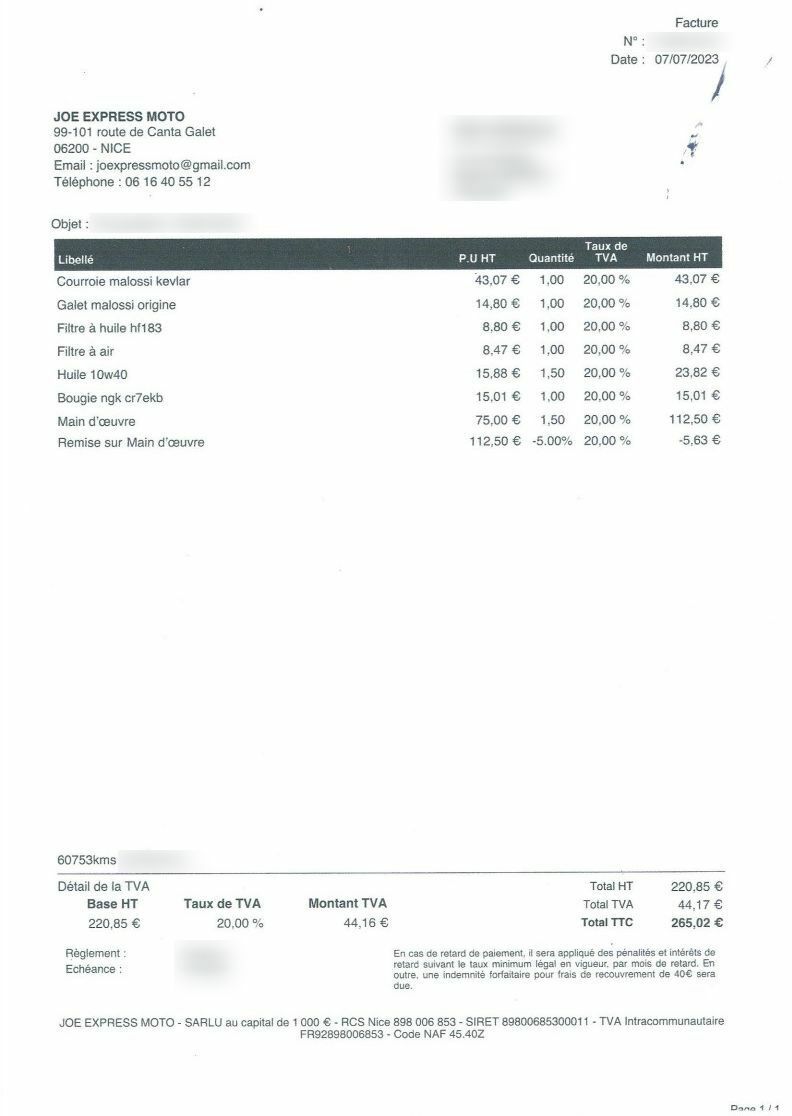 Photo APRILIA SR MAX 125