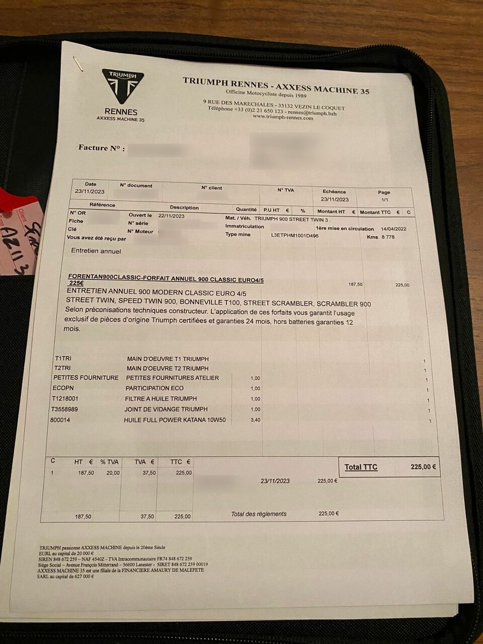 Photo TRIUMPH STREET TWIN