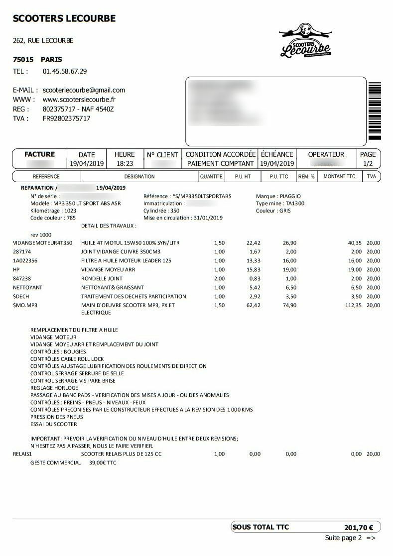 Photo PIAGGIO MP3 350 LT