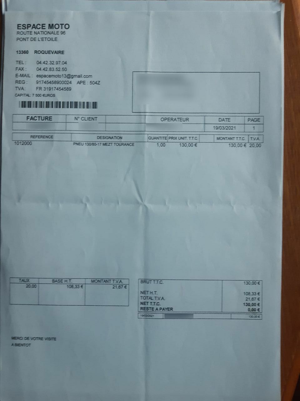 Photo SUZUKI FREEWIND 650