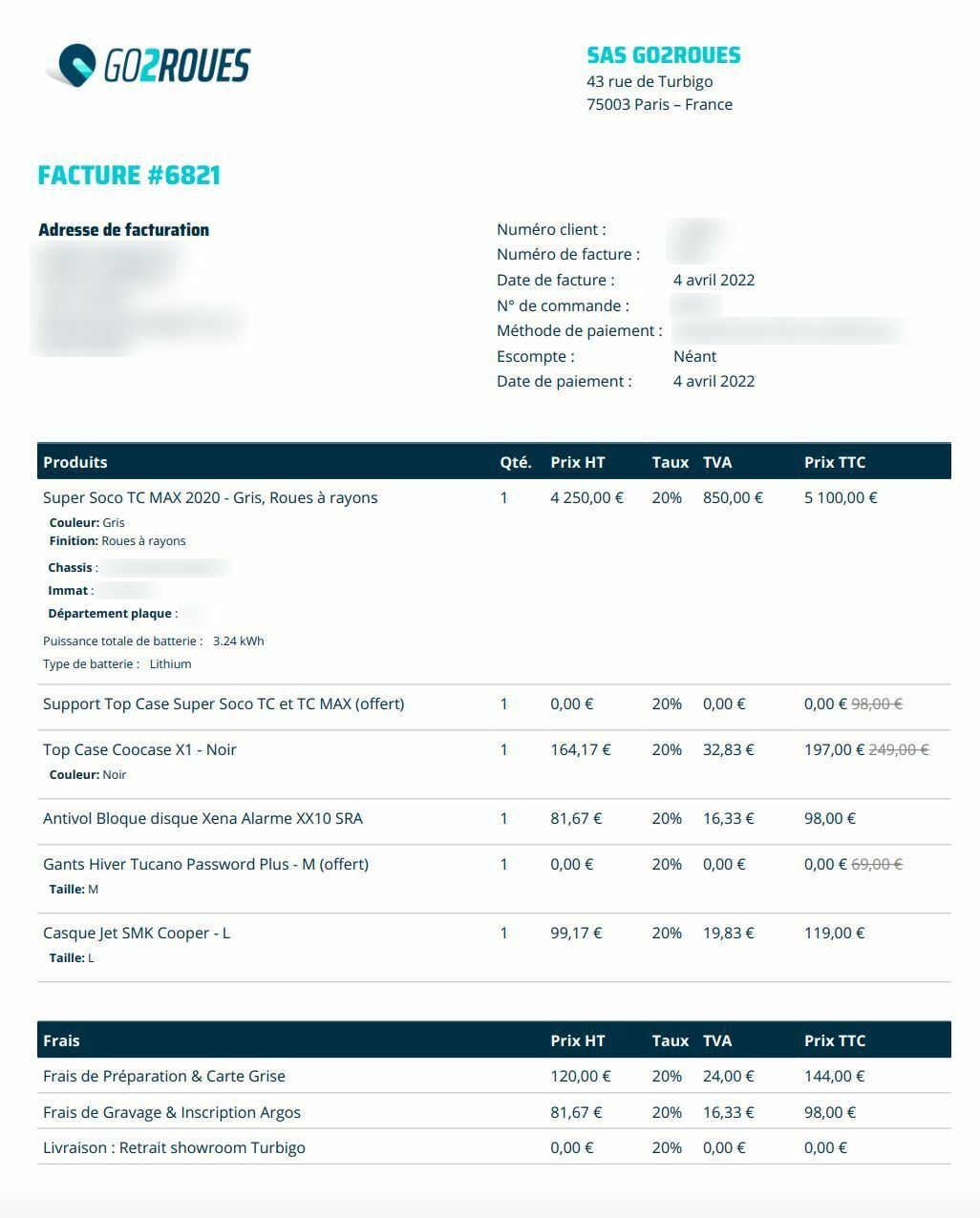 Photo SUPER SOCO TC MAX 125