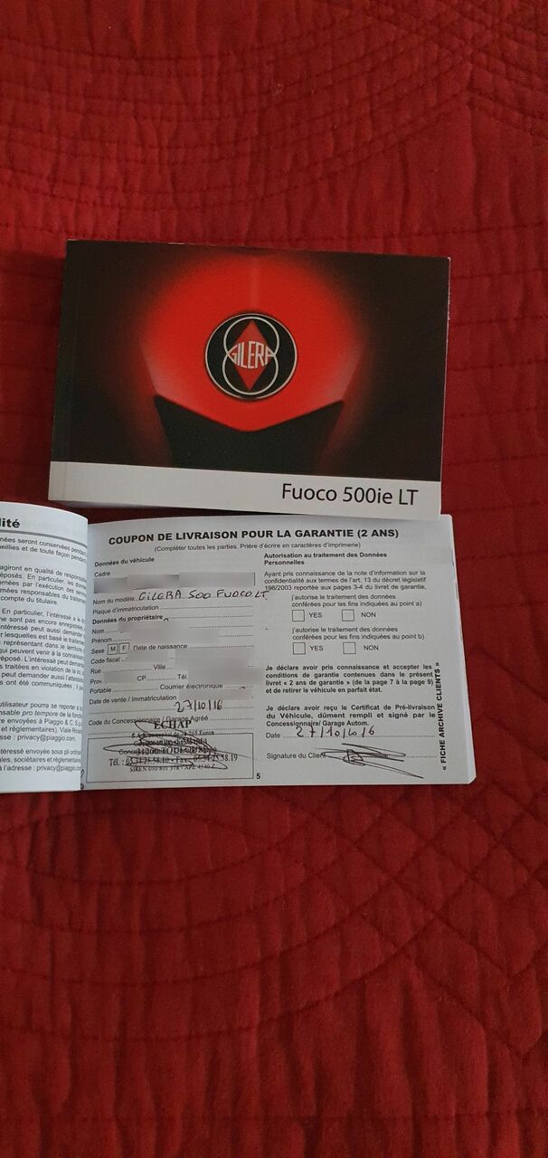 Photo GILERA FUOCO 500