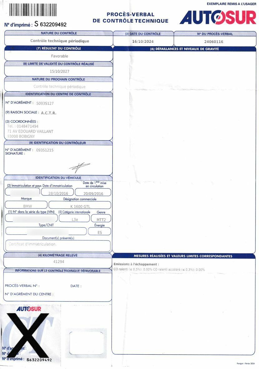 Photo BMW K 1600 GTL