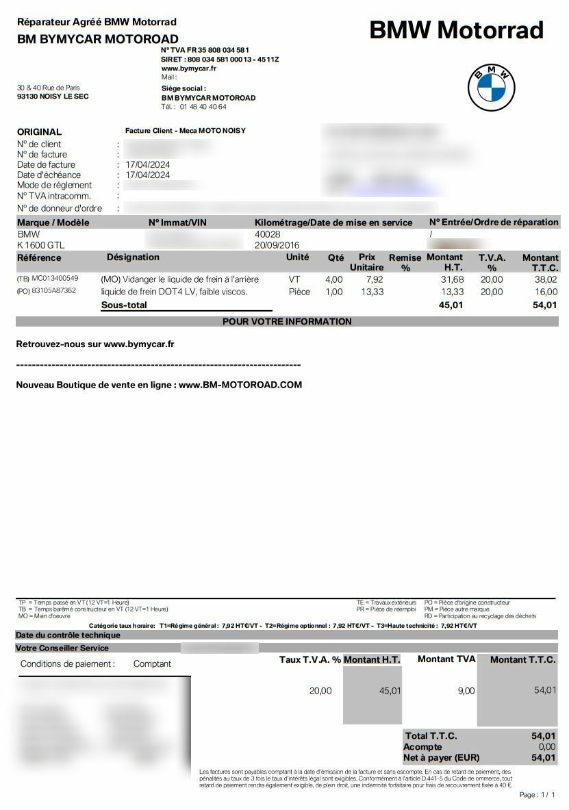 Photo BMW K 1600 GTL