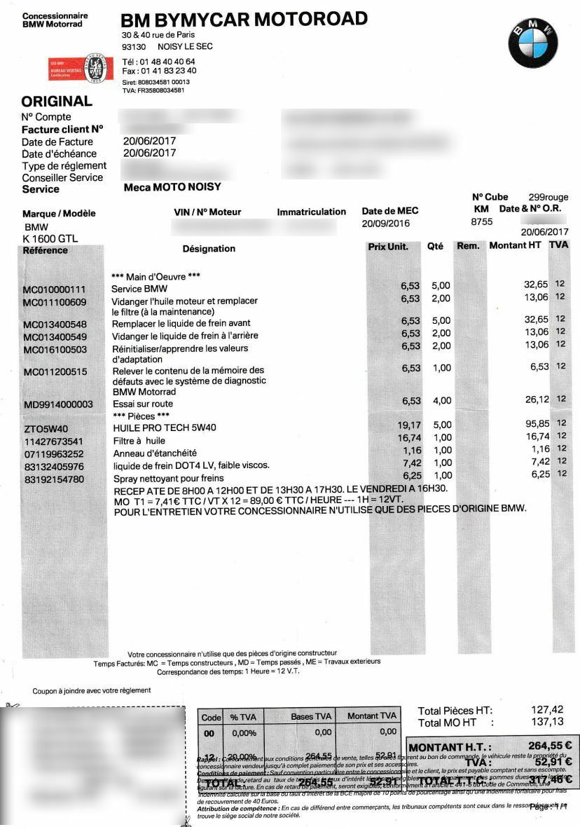 Photo BMW K 1600 GTL