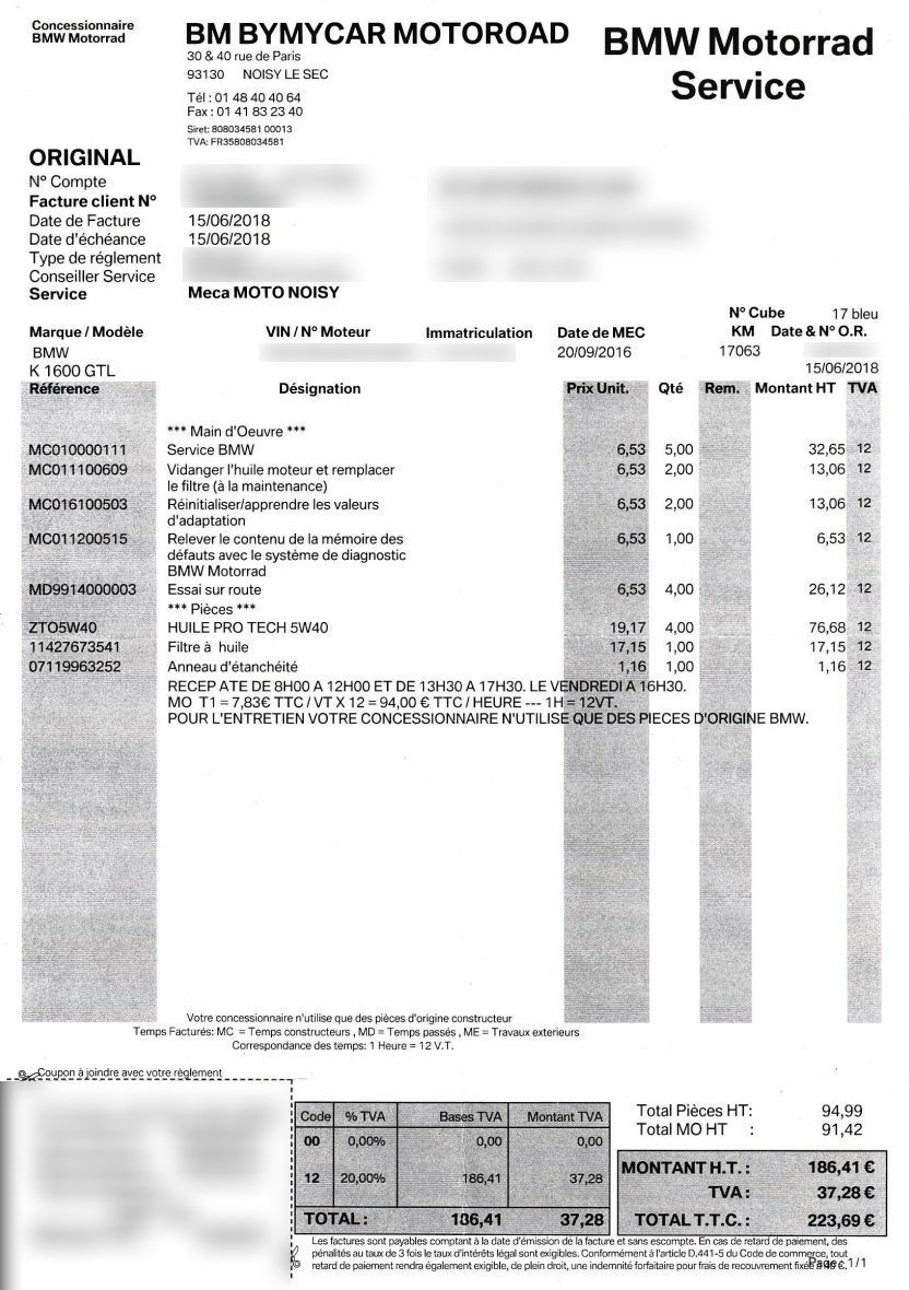 Photo BMW K 1600 GTL