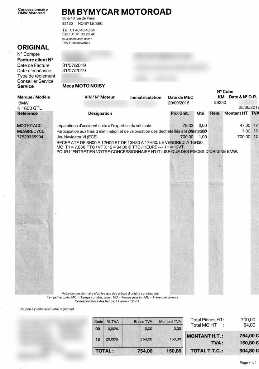 Photo BMW K 1600 GTL