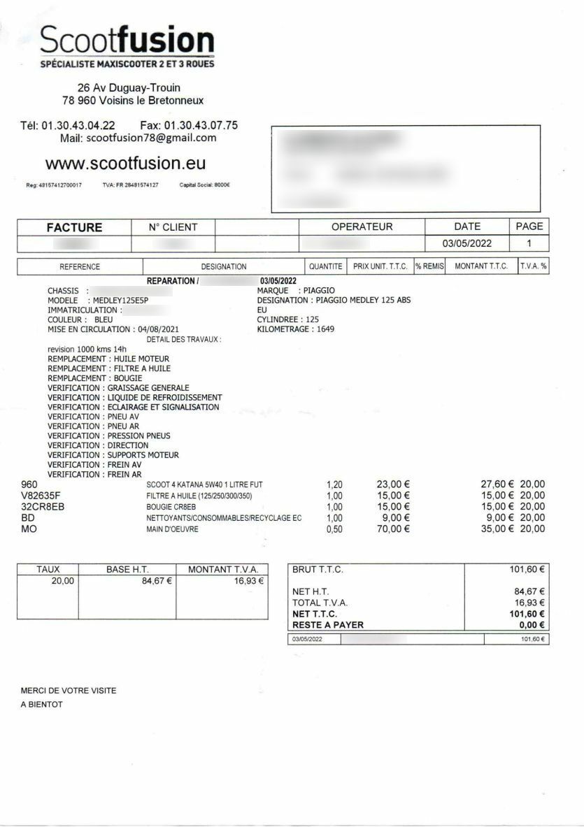 Photo PIAGGIO MEDLEY 125