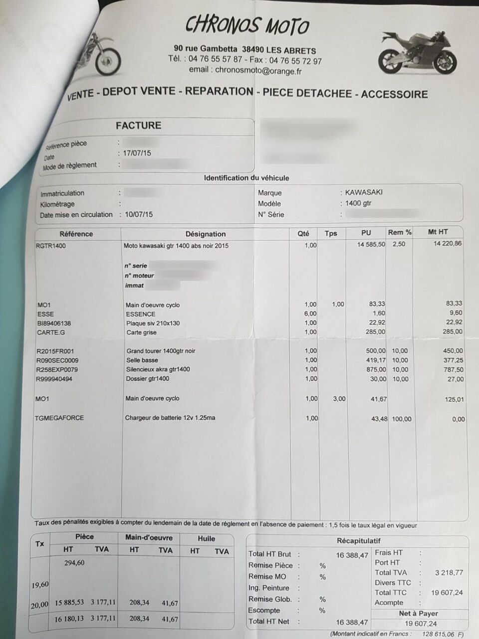 Photo KAWASAKI 1400 GTR ABS