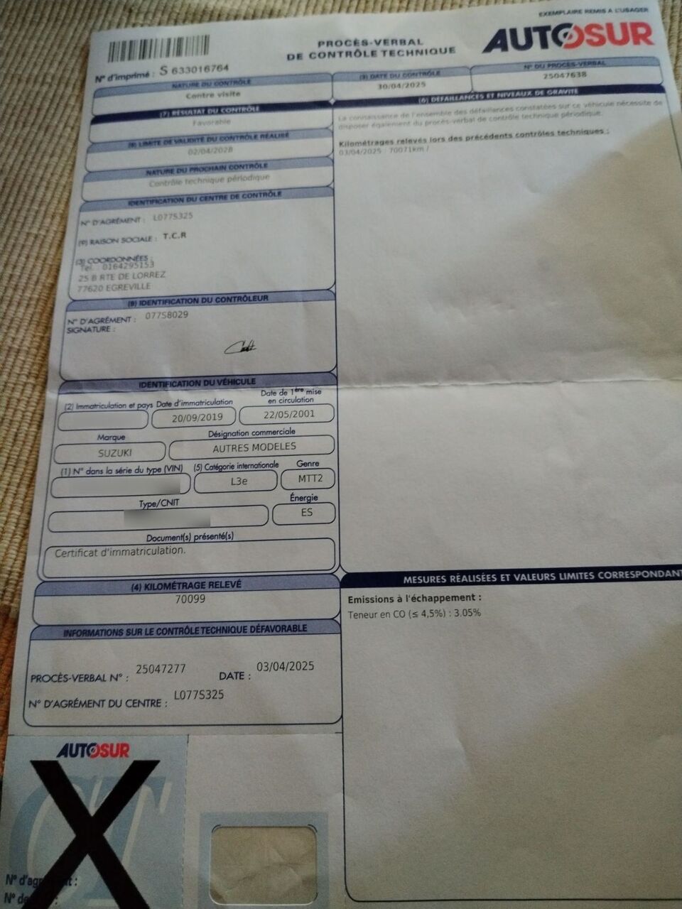 Photo SUZUKI HAYABUSA 1300