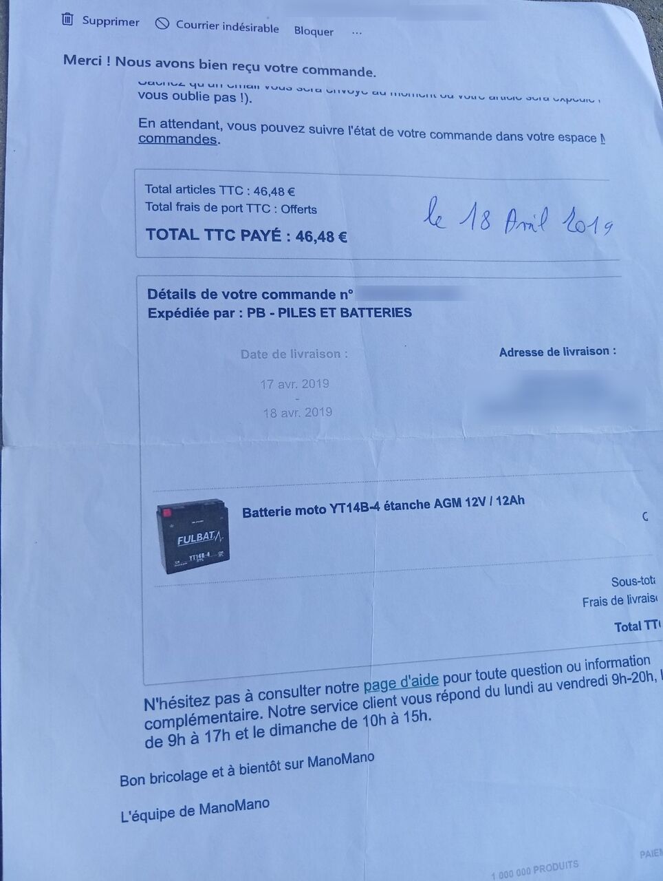 Photo YAMAHA FAZER 1000